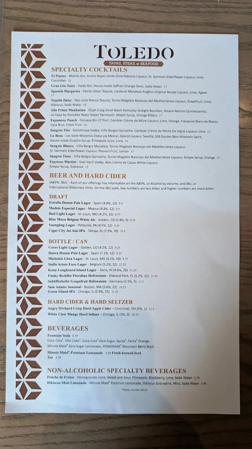 Menu 4