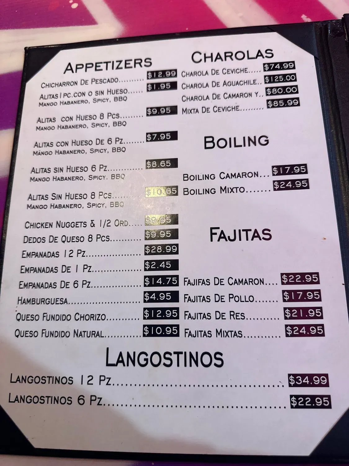 Menu 3