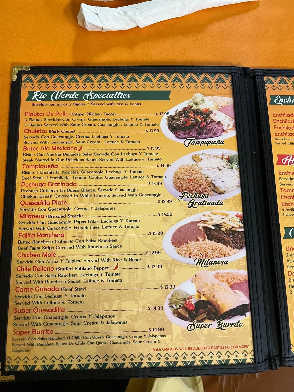 Menu 6