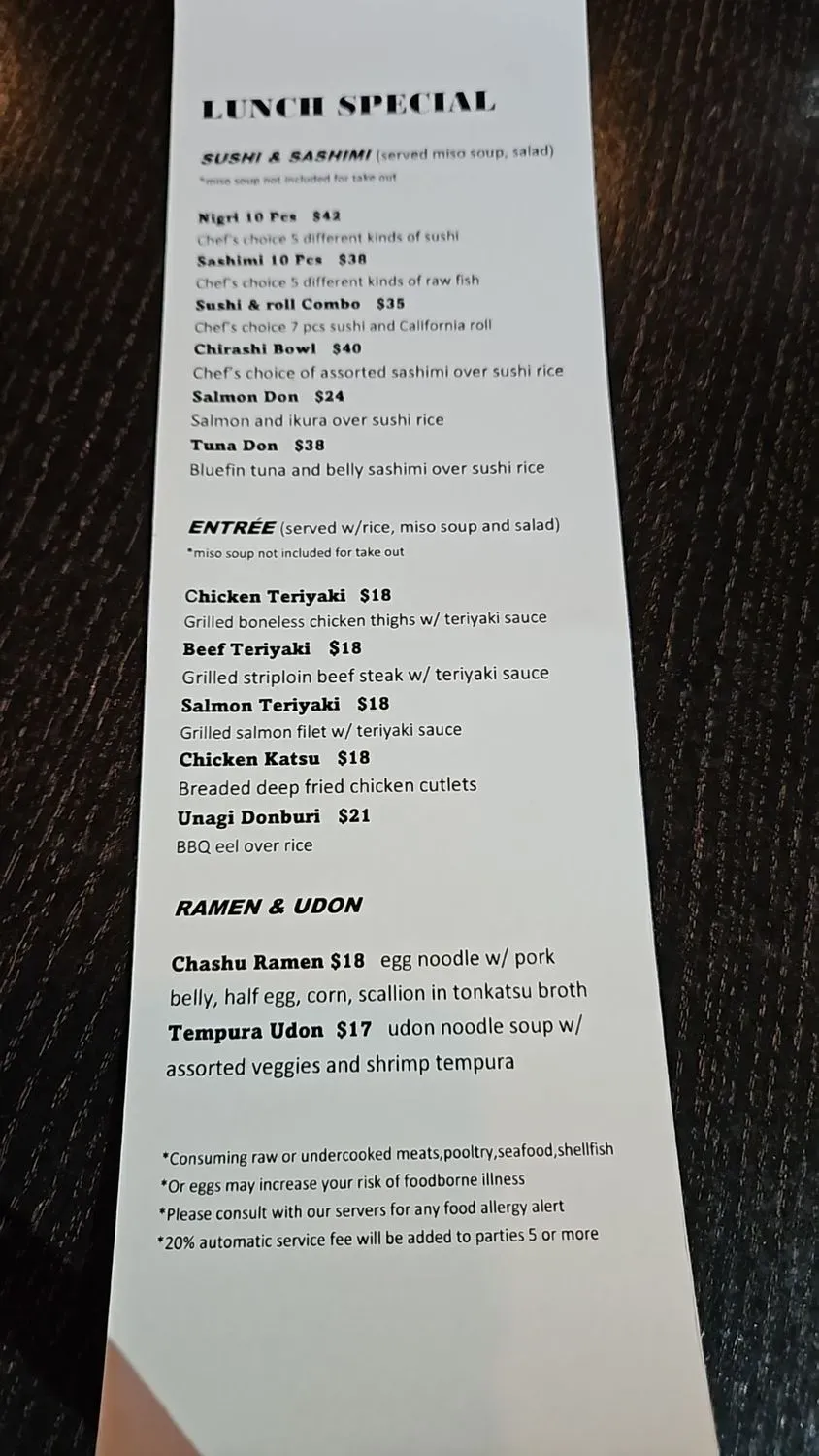 Menu 6