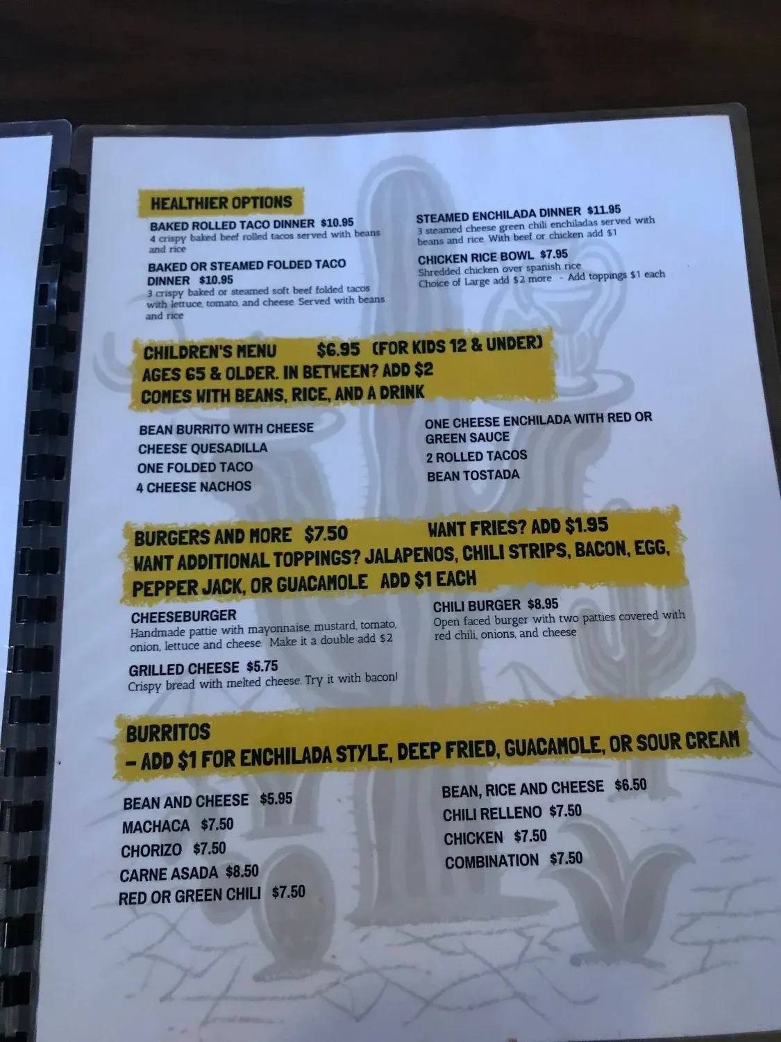 Menu 6