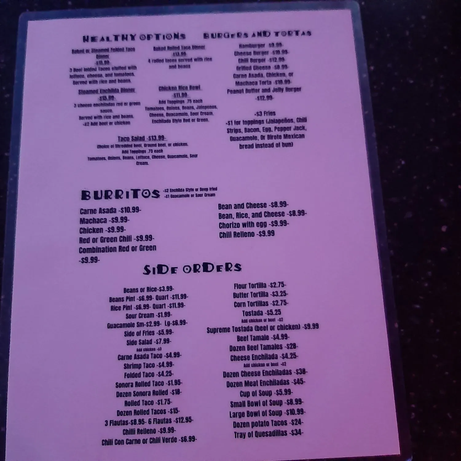 Menu 4