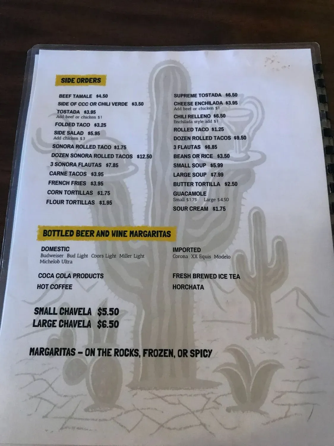 Menu 5