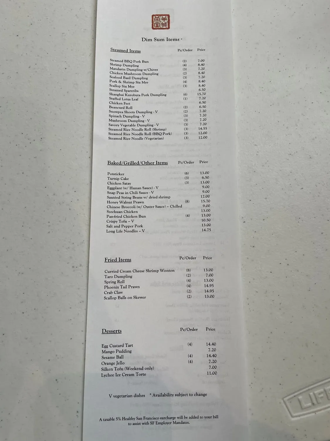 Menu 6