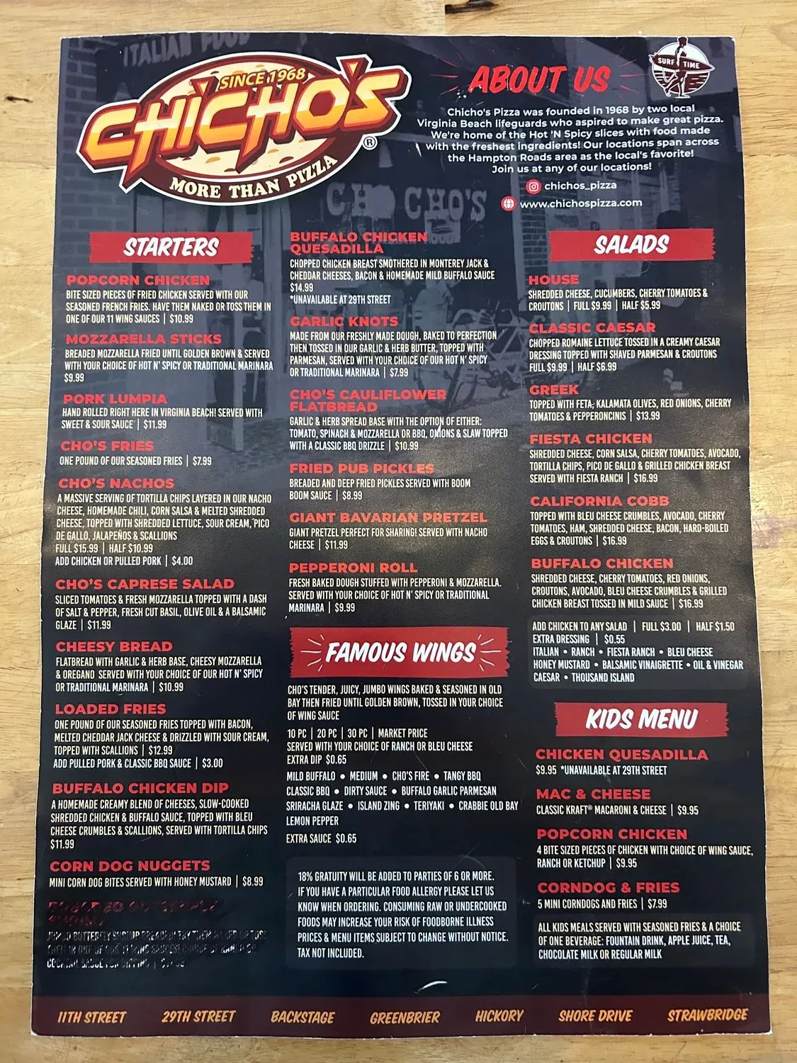 Menu 2