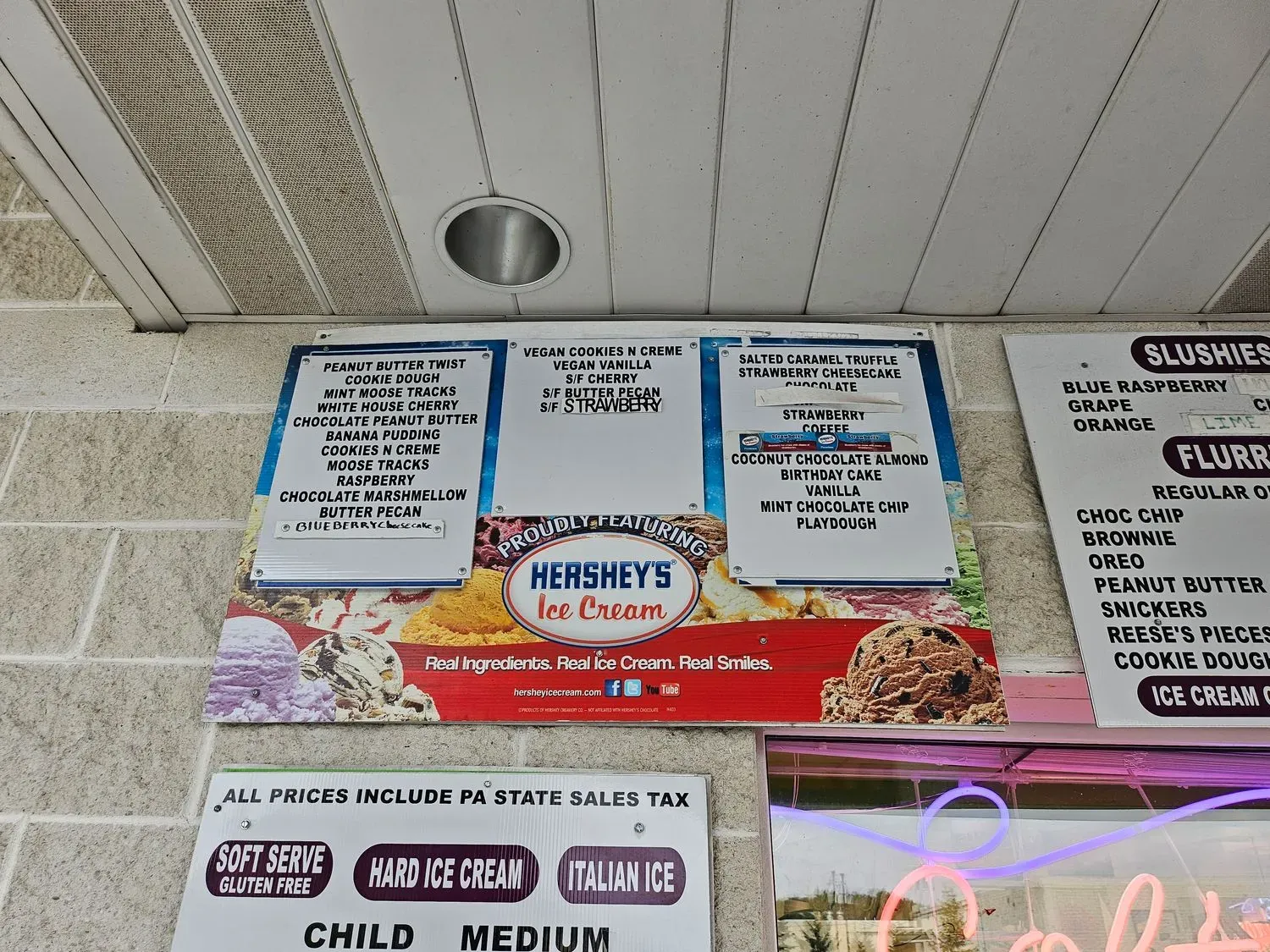 Tasty Swirl Menu - Updated November 2025