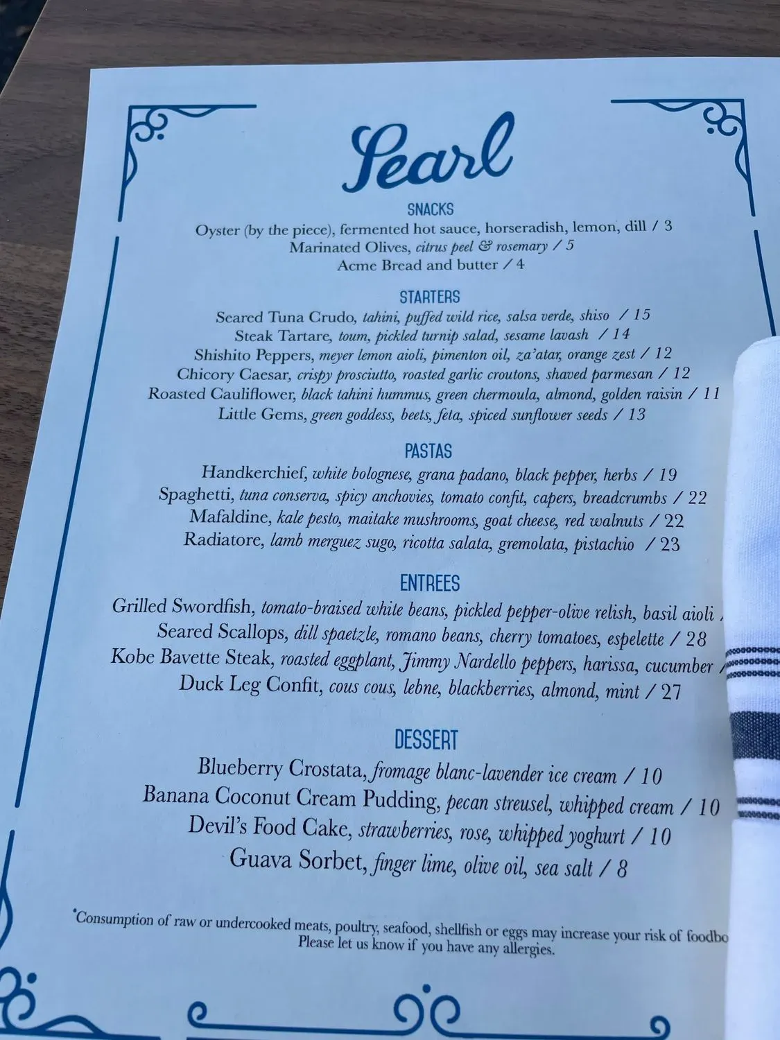 Menu 4