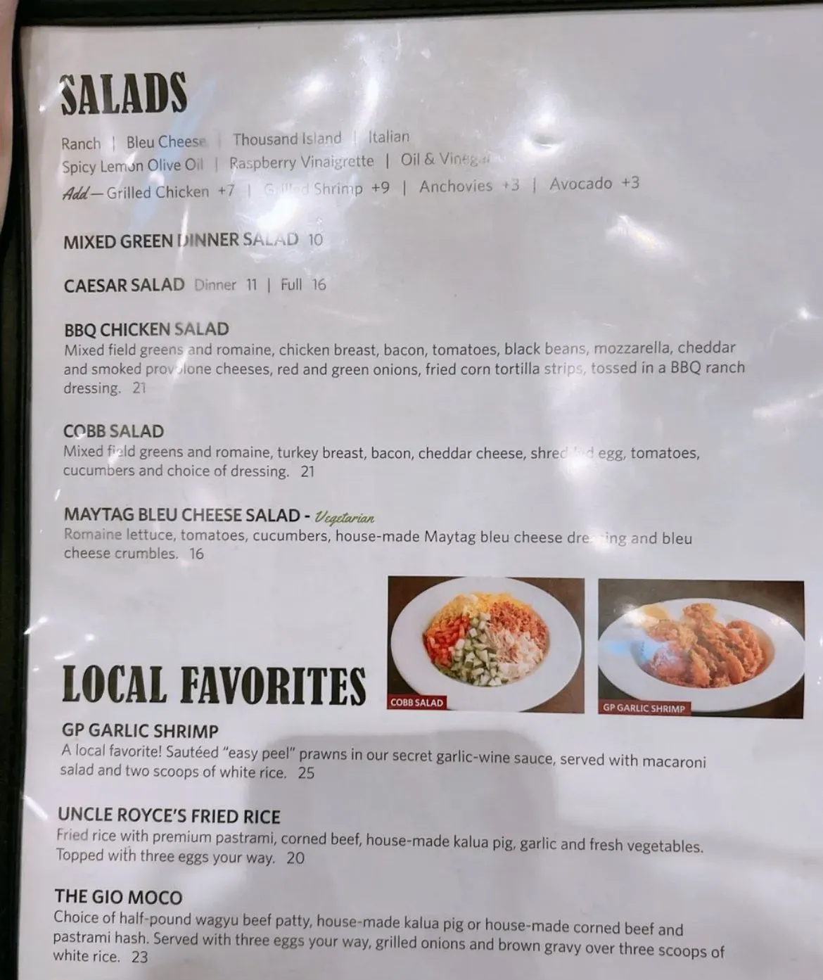 Menu 4