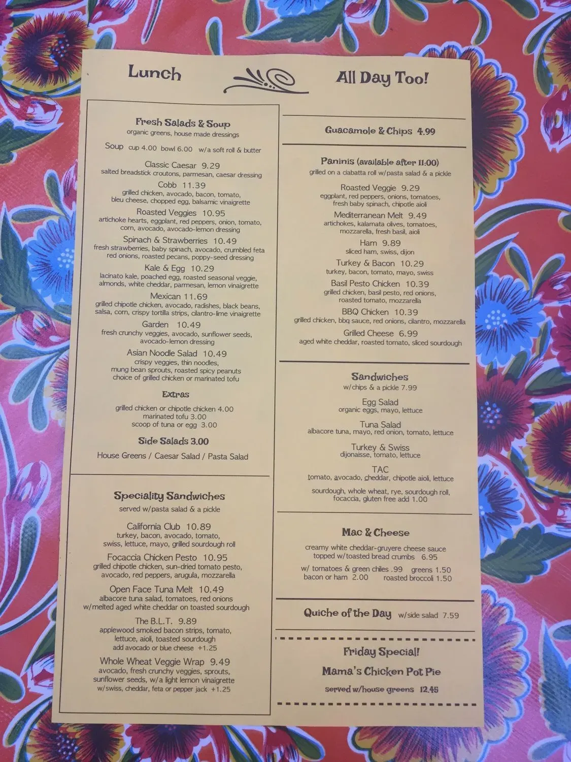 Menu 3