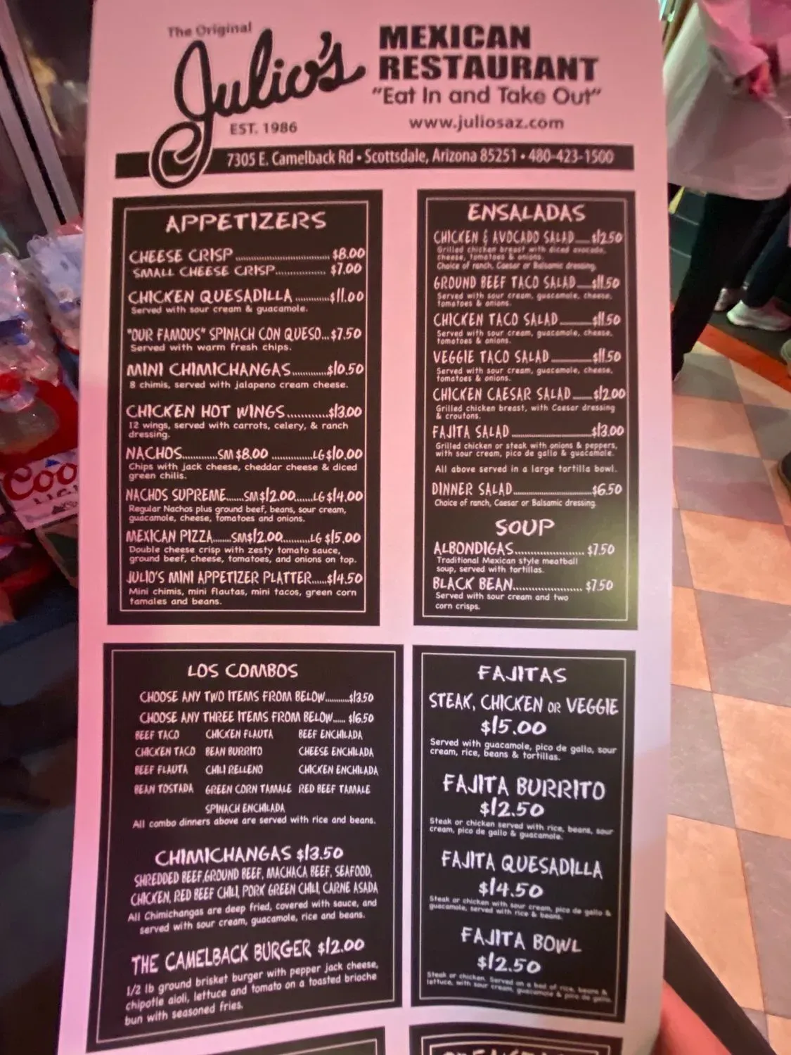 Menu 4