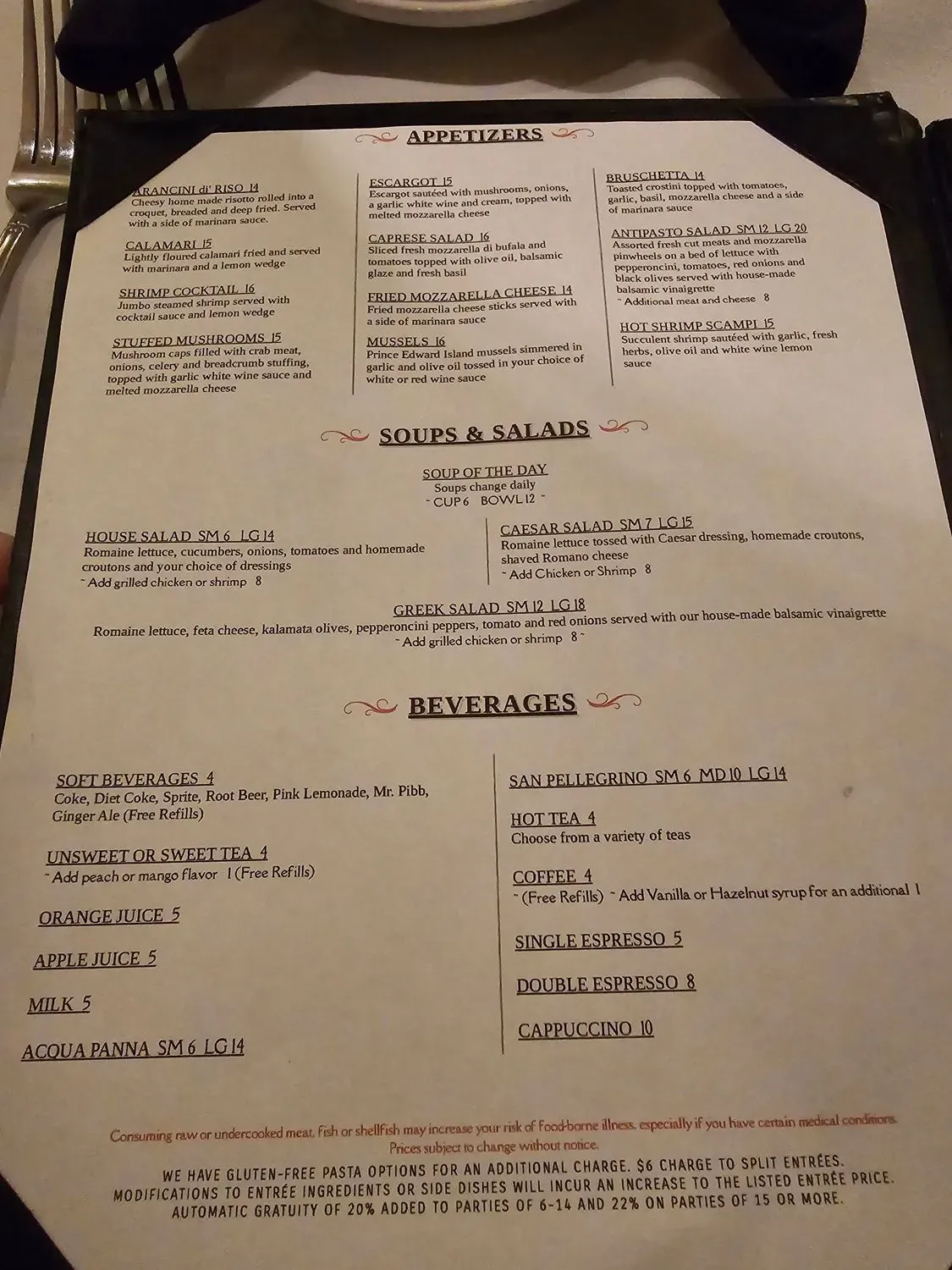 Menu 4