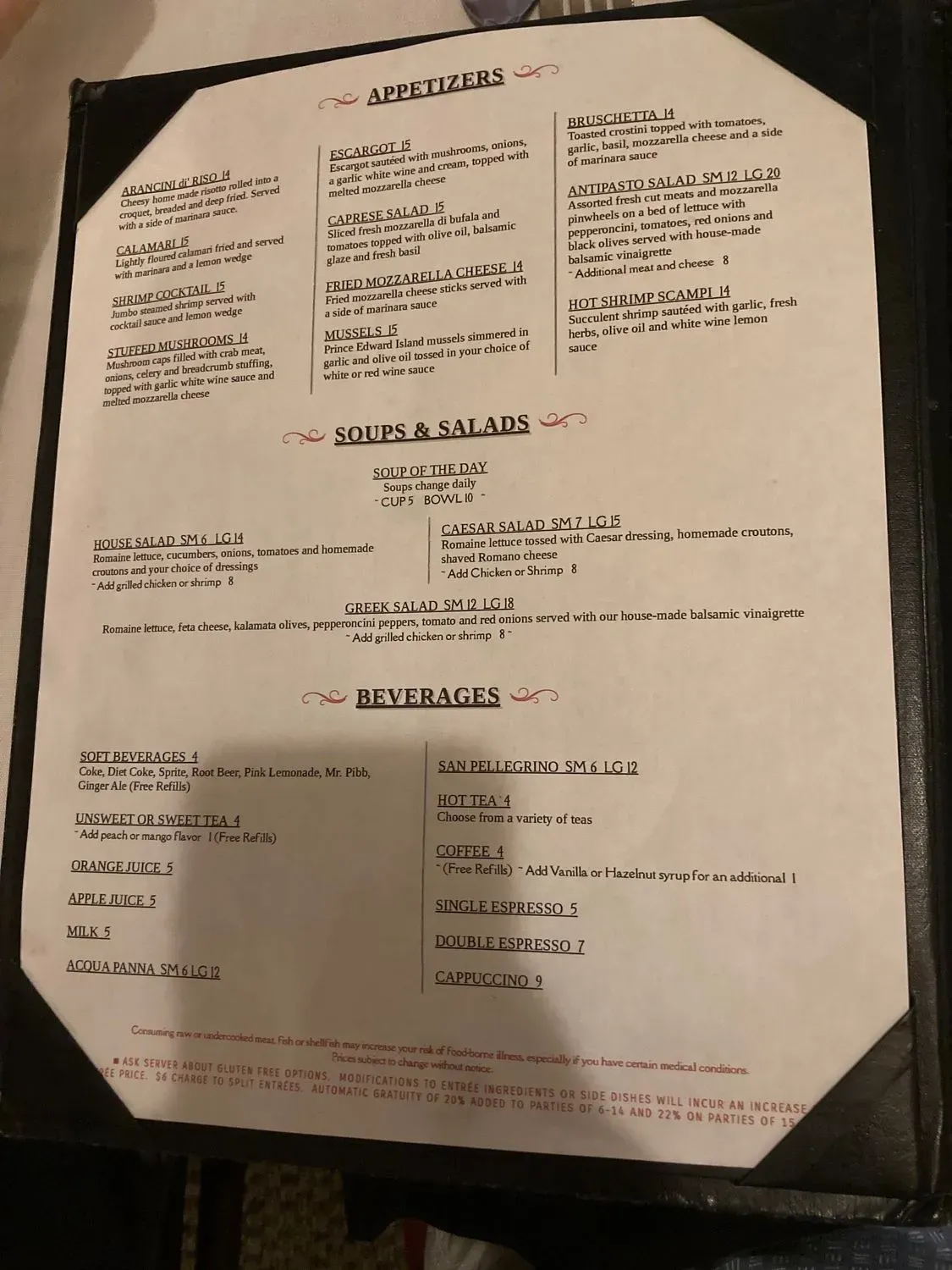 Menu 5