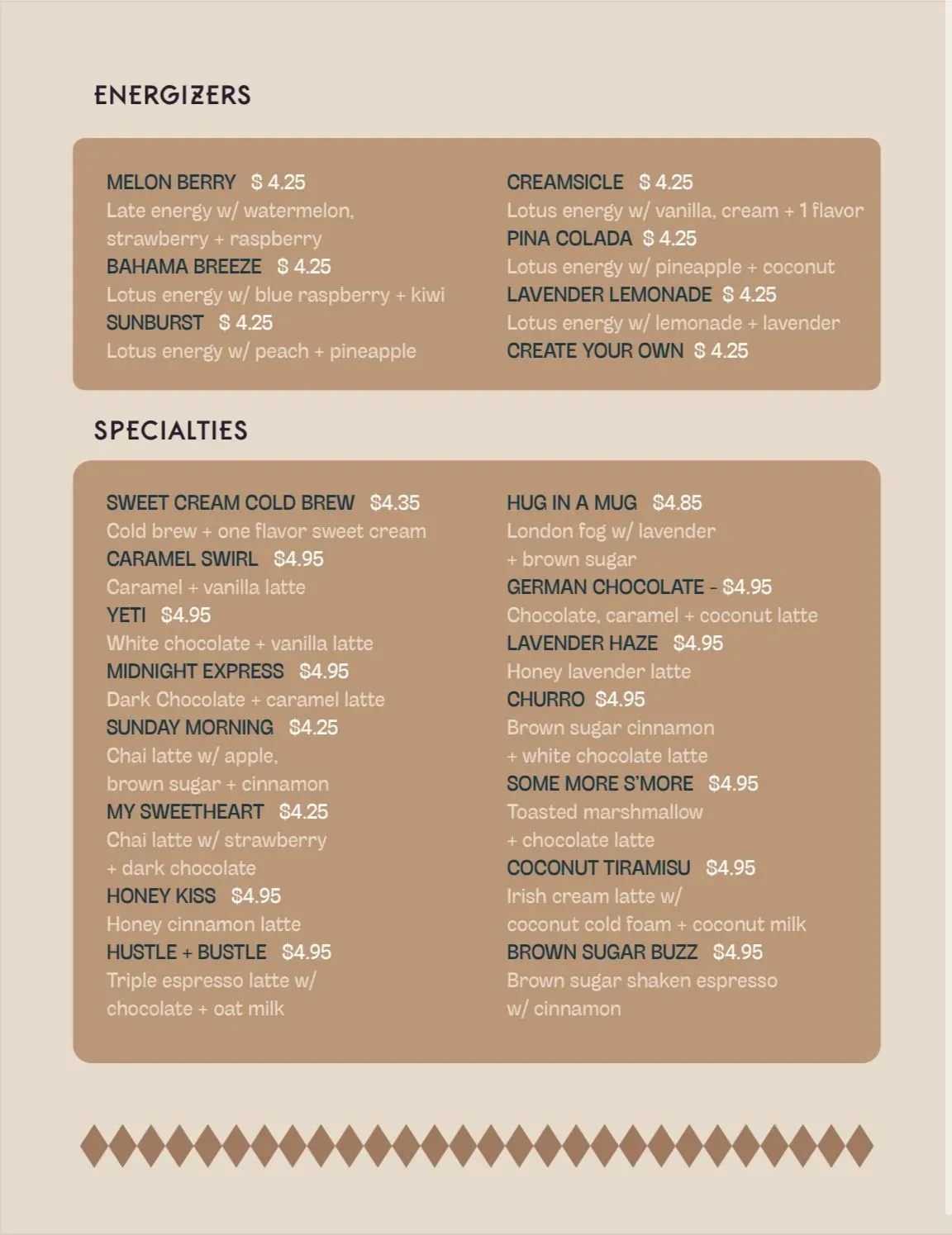 Menu 2