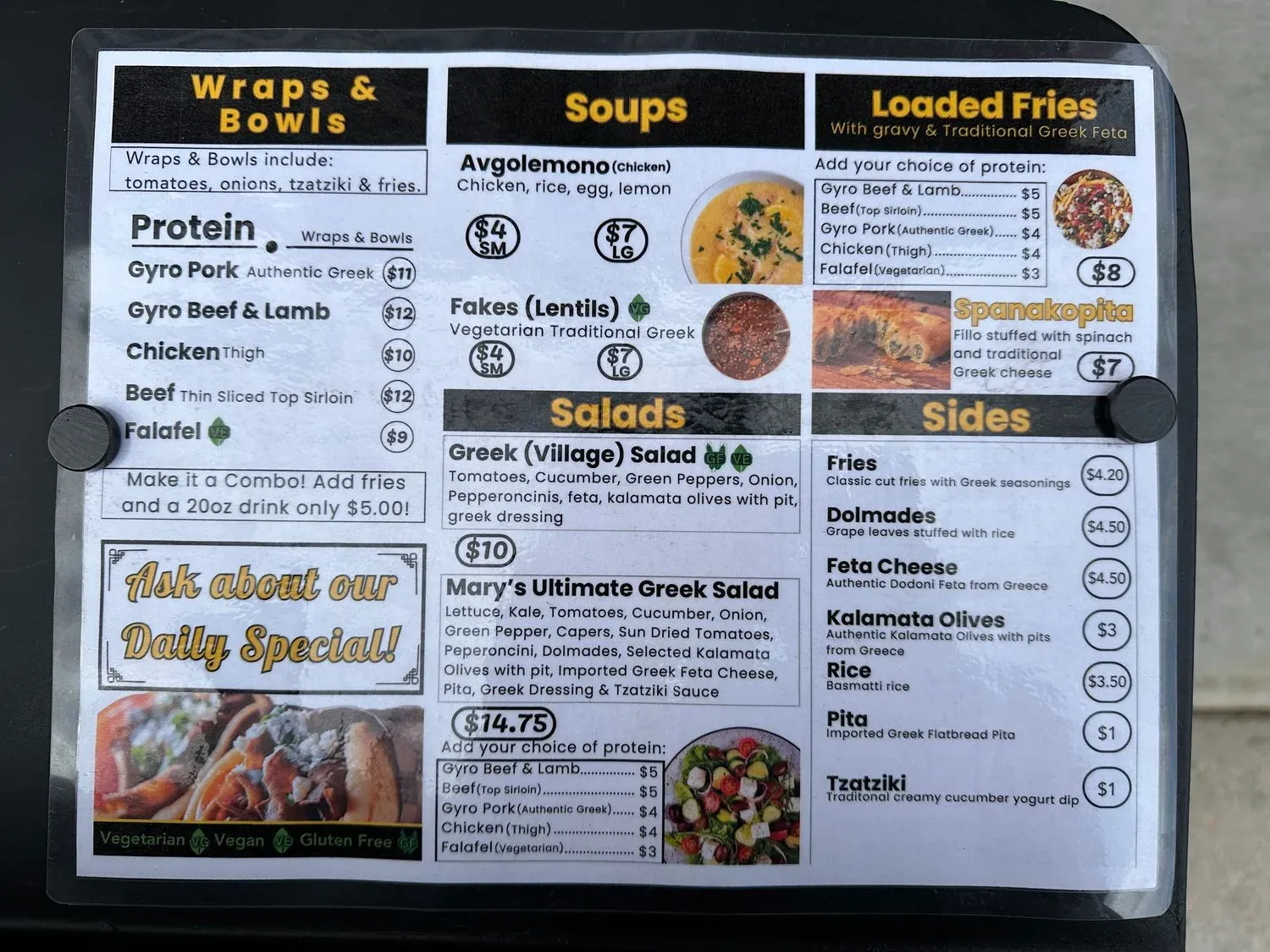 Menu 3