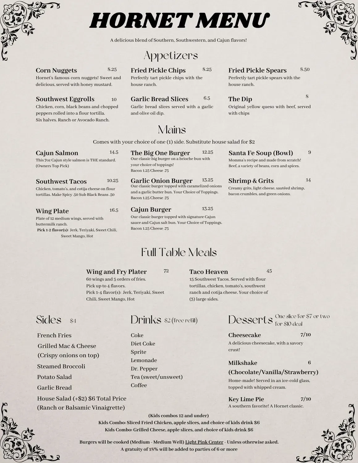 Menu 3