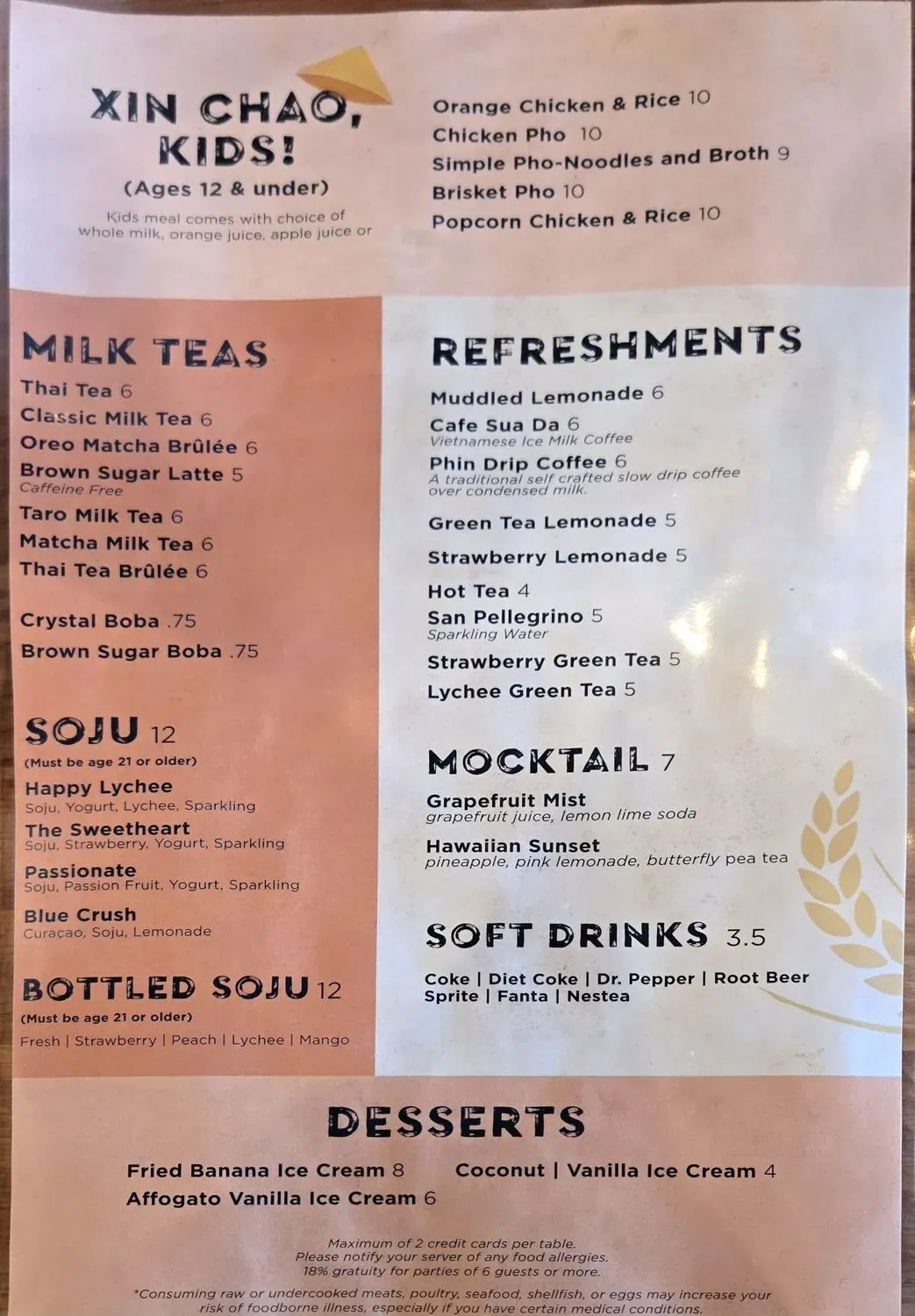 Menu 6