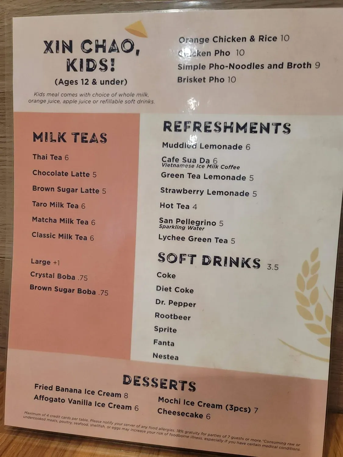 Menu 4