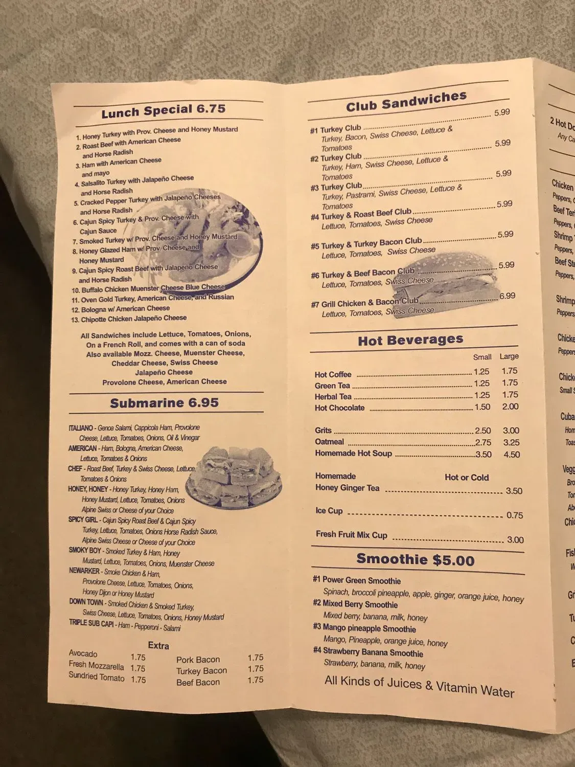 Menu 3