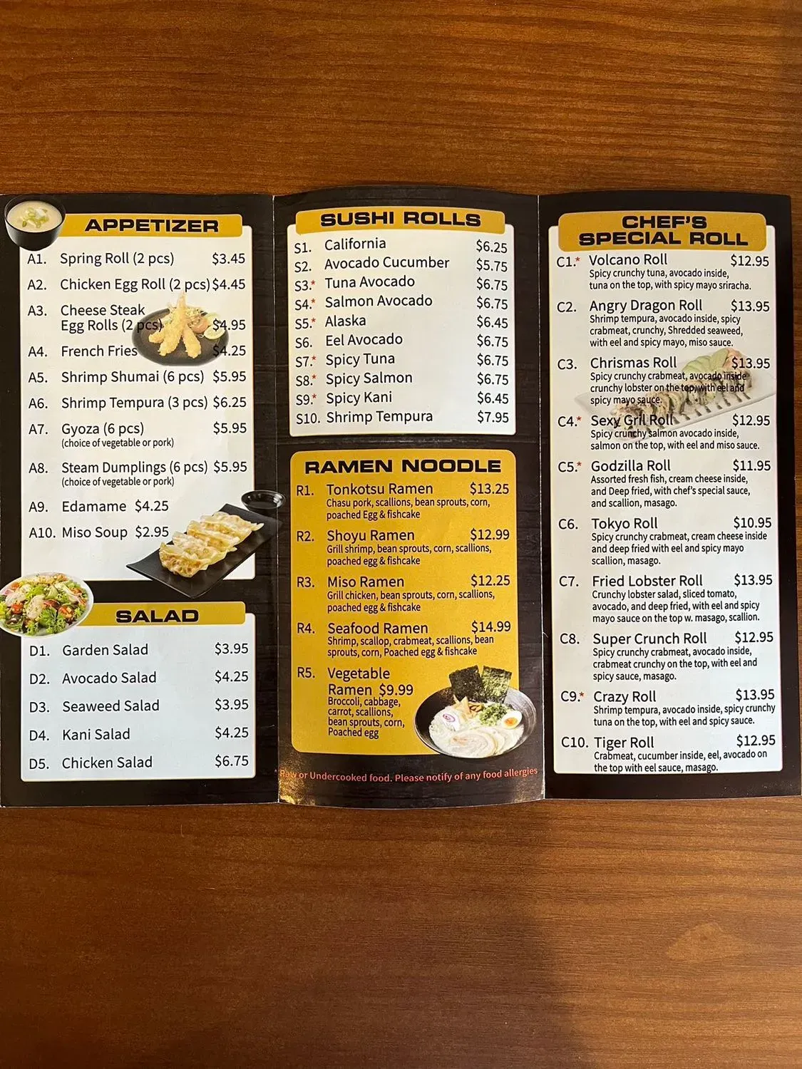 Menu 2