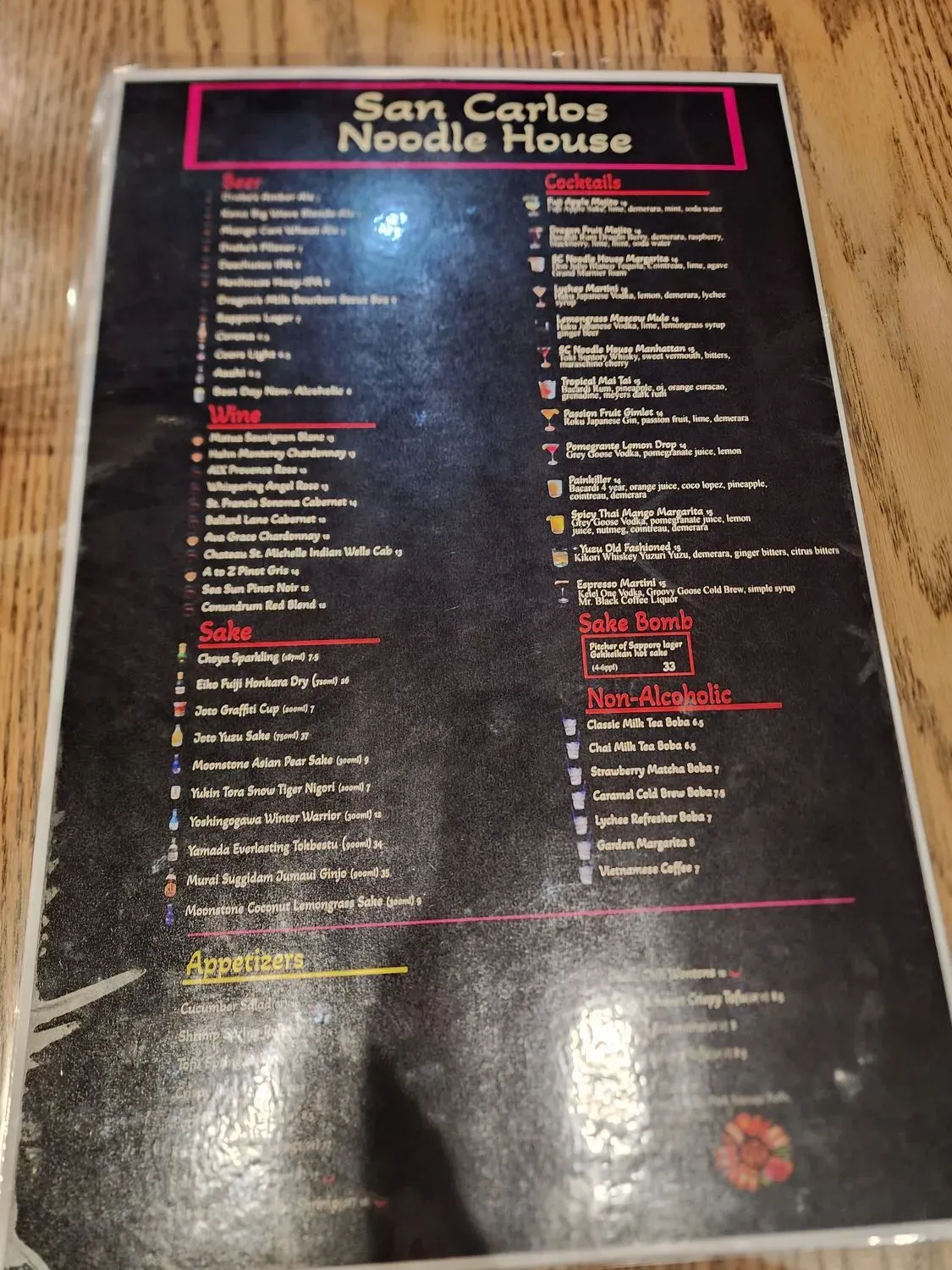 Menu 3