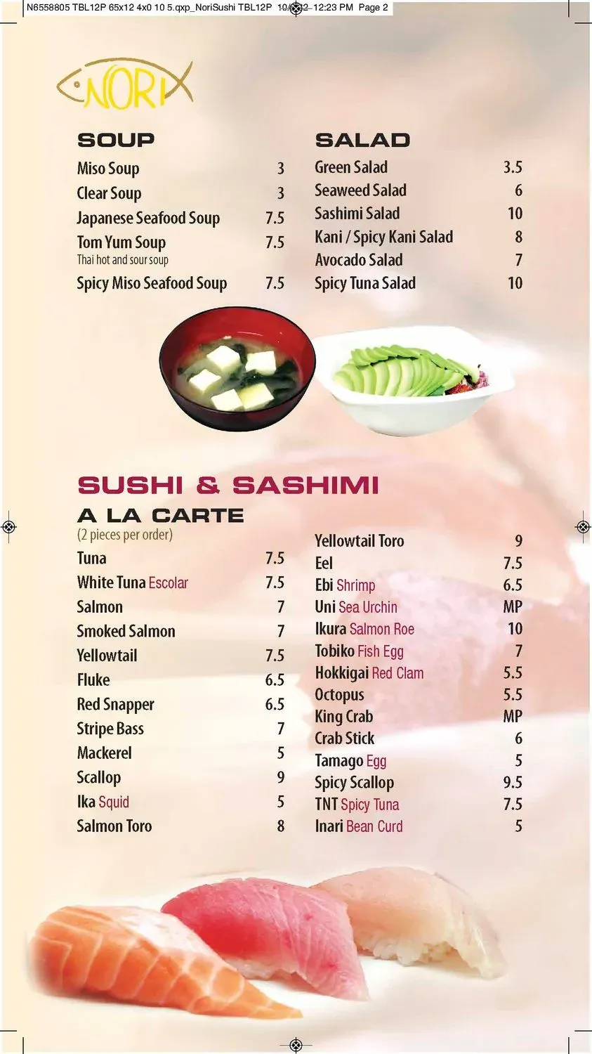 Menu 4