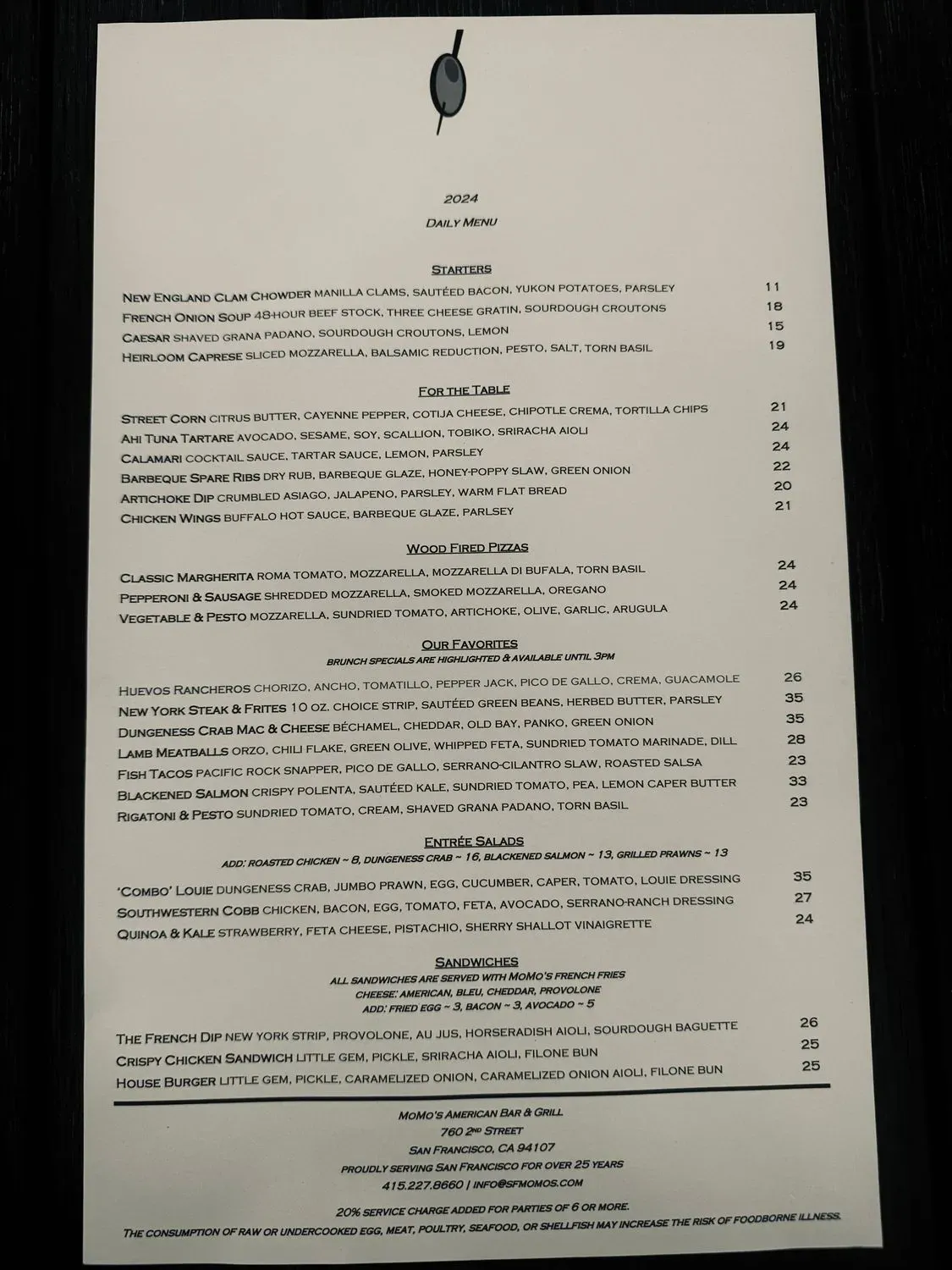 Menu 6