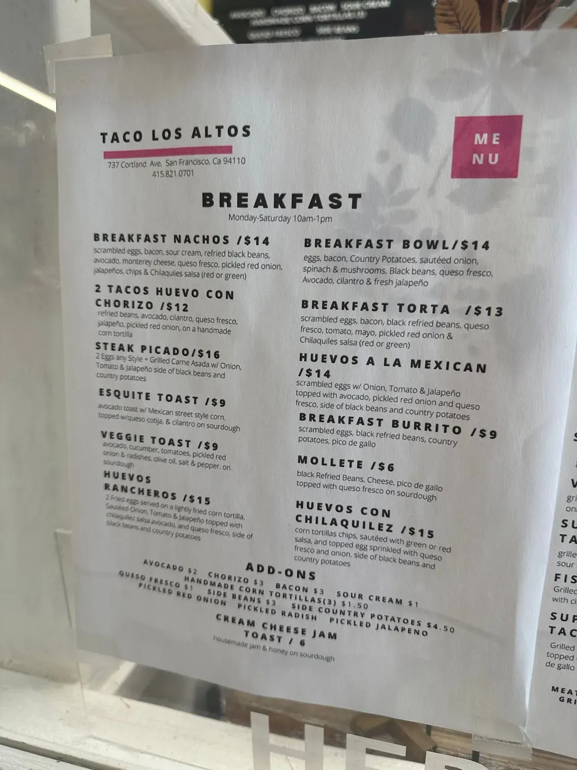 Menu 3