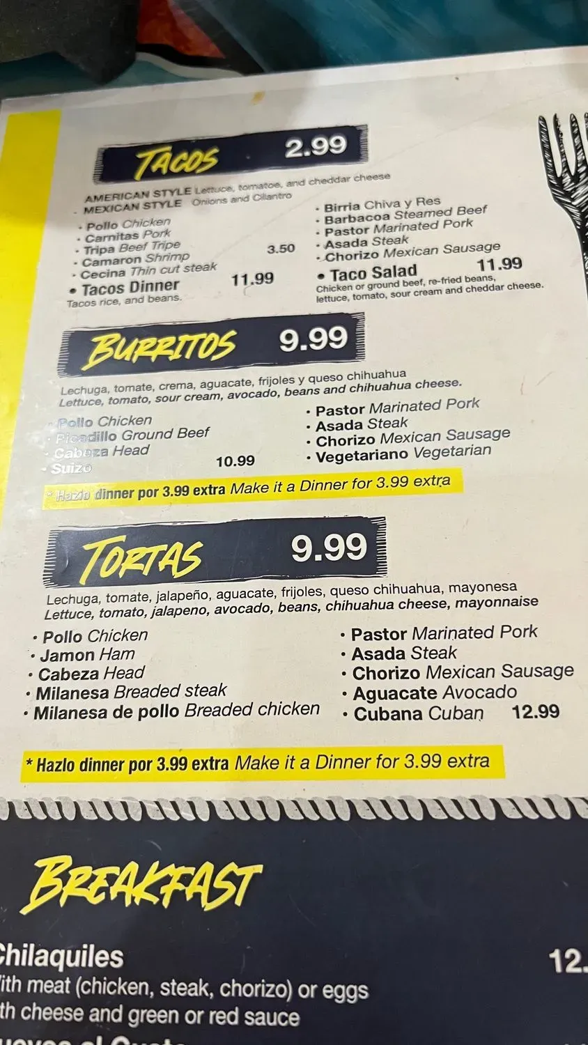 Menu 4