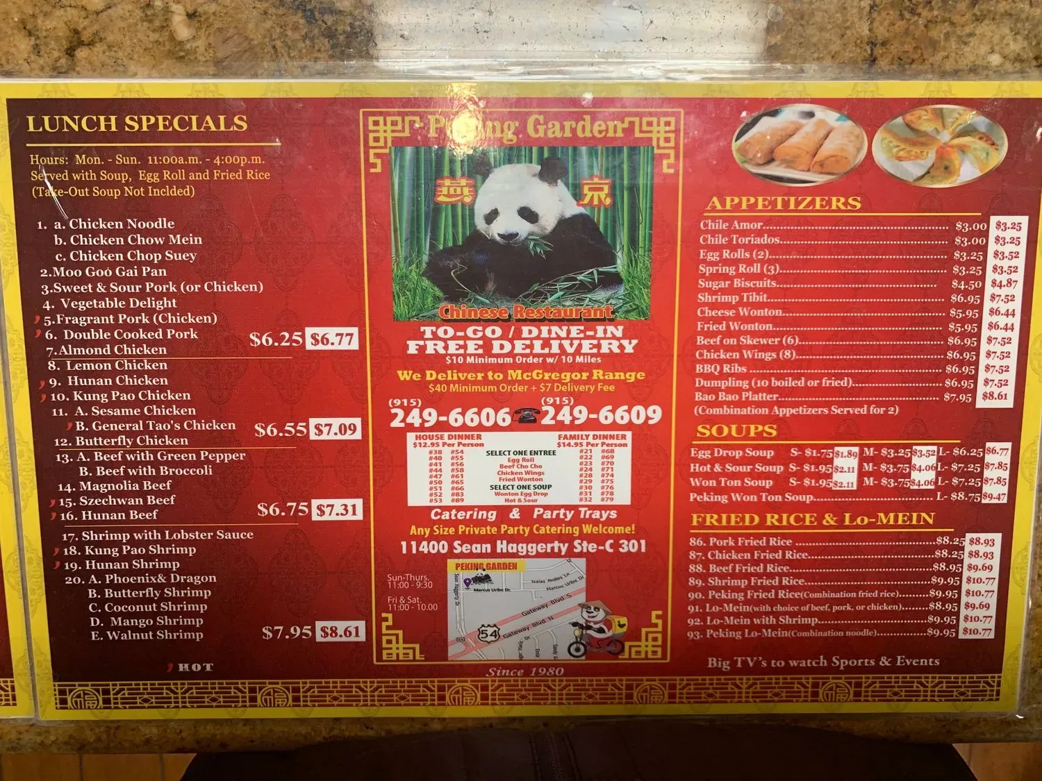 Menu 6