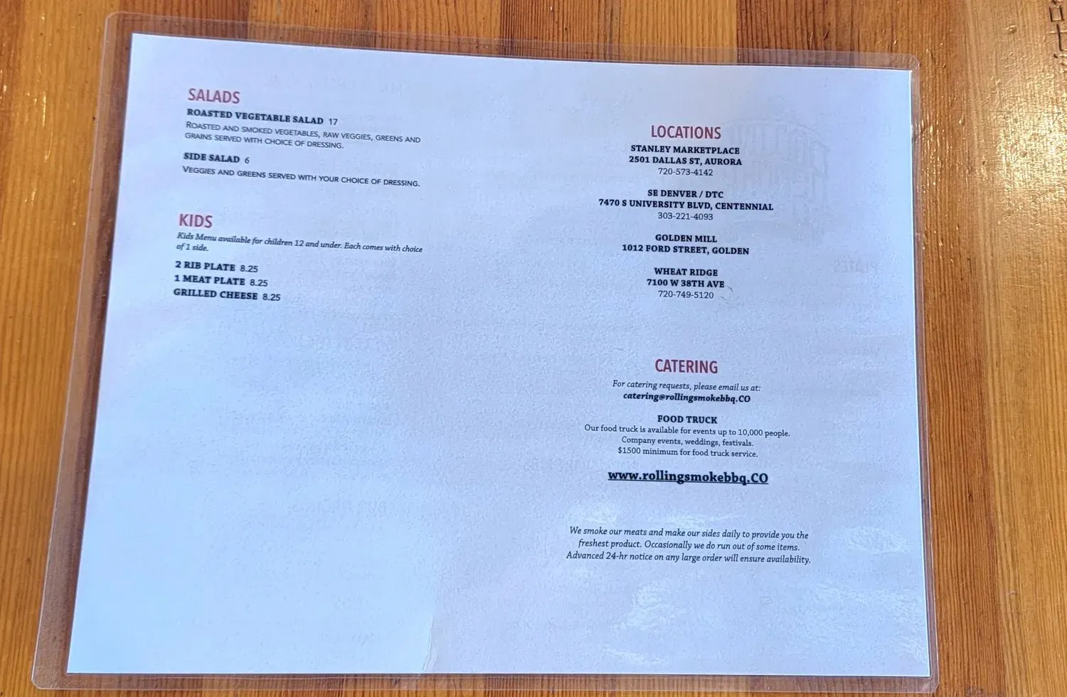 Menu 3