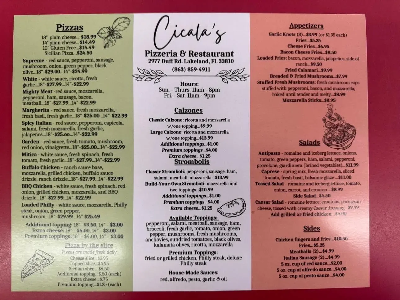 Menu 4