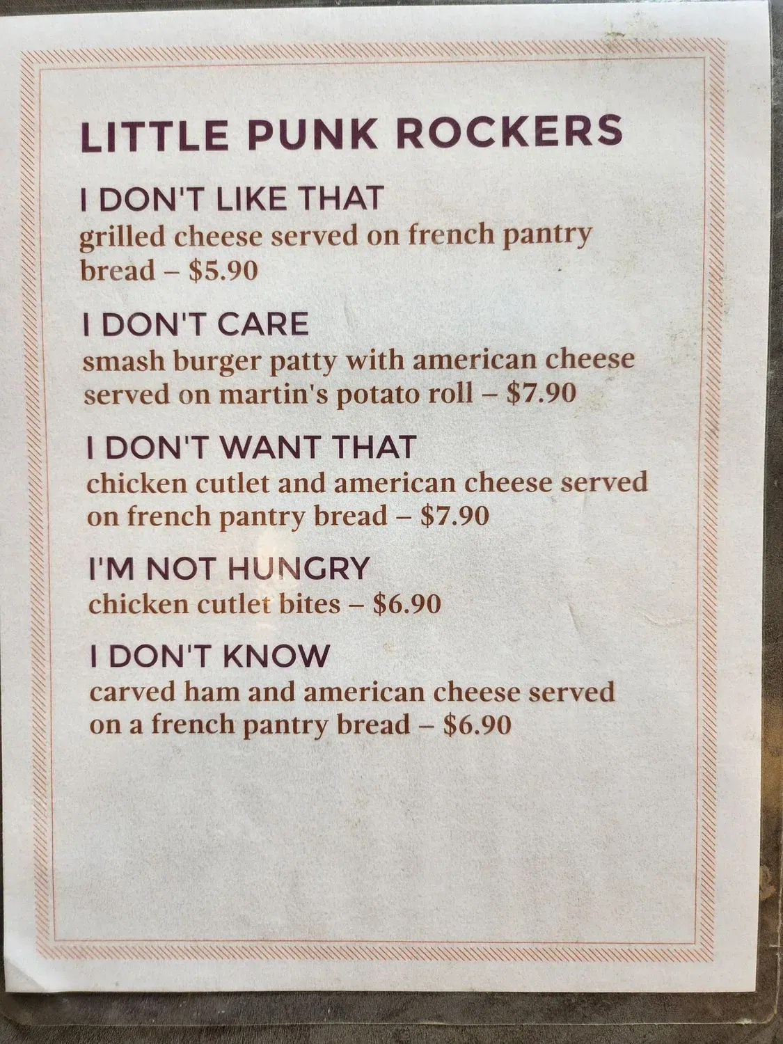 Menu 3