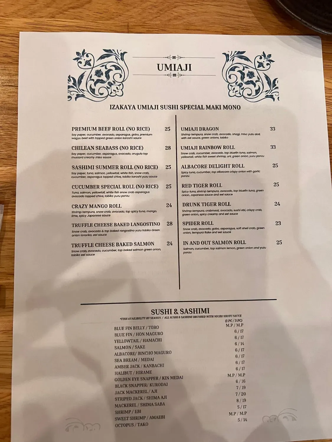 Menu 3