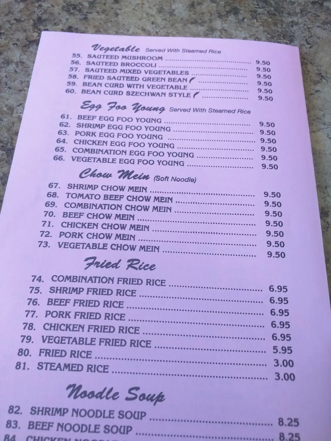 Menu 3