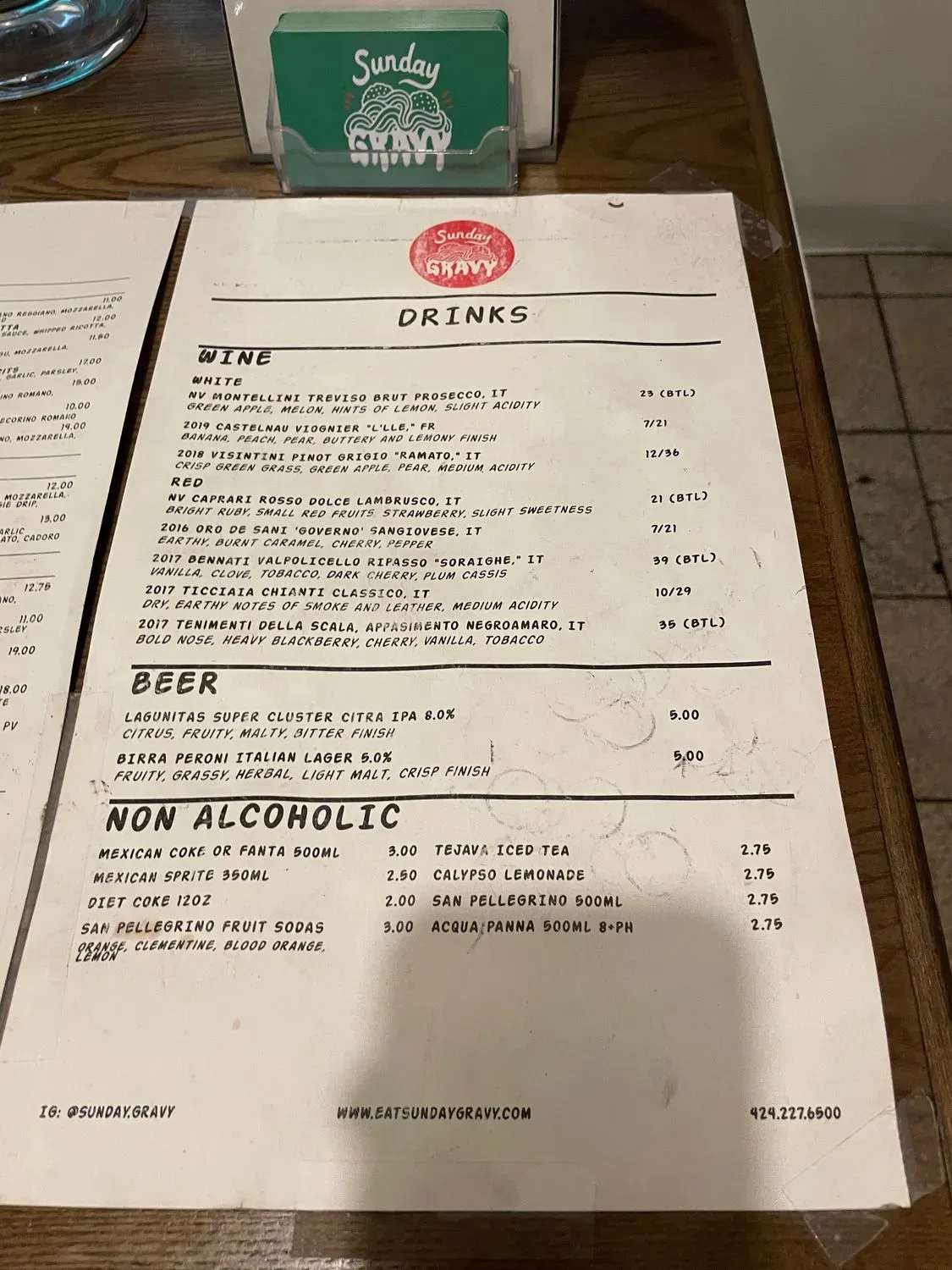 Menu 3