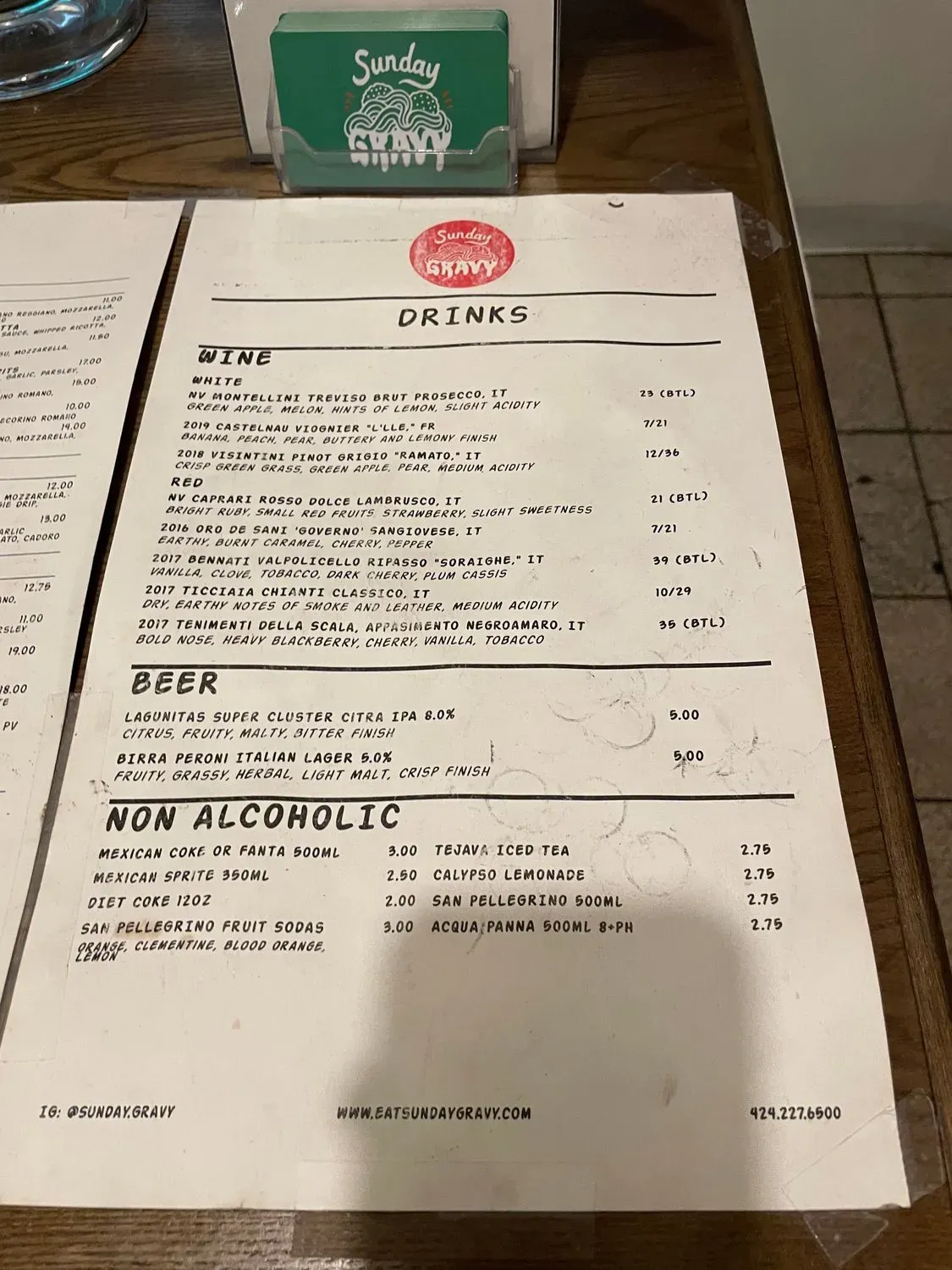 Menu 6