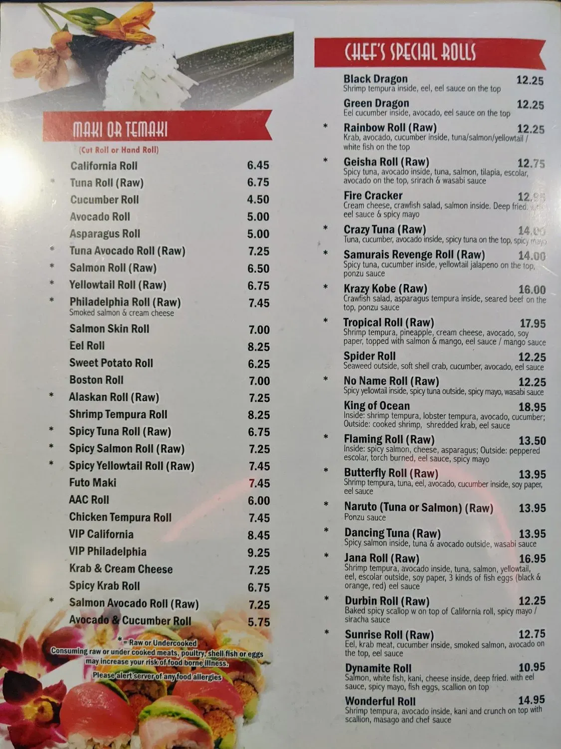 Menu 5