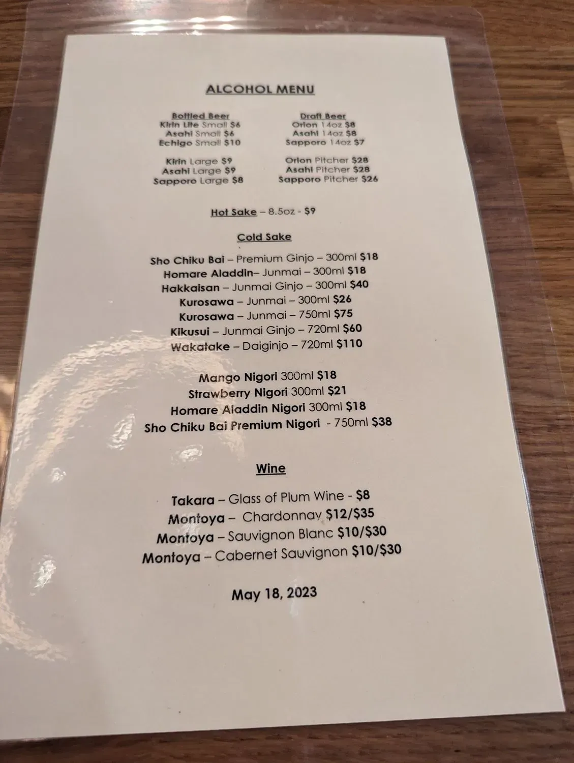 Menu 2