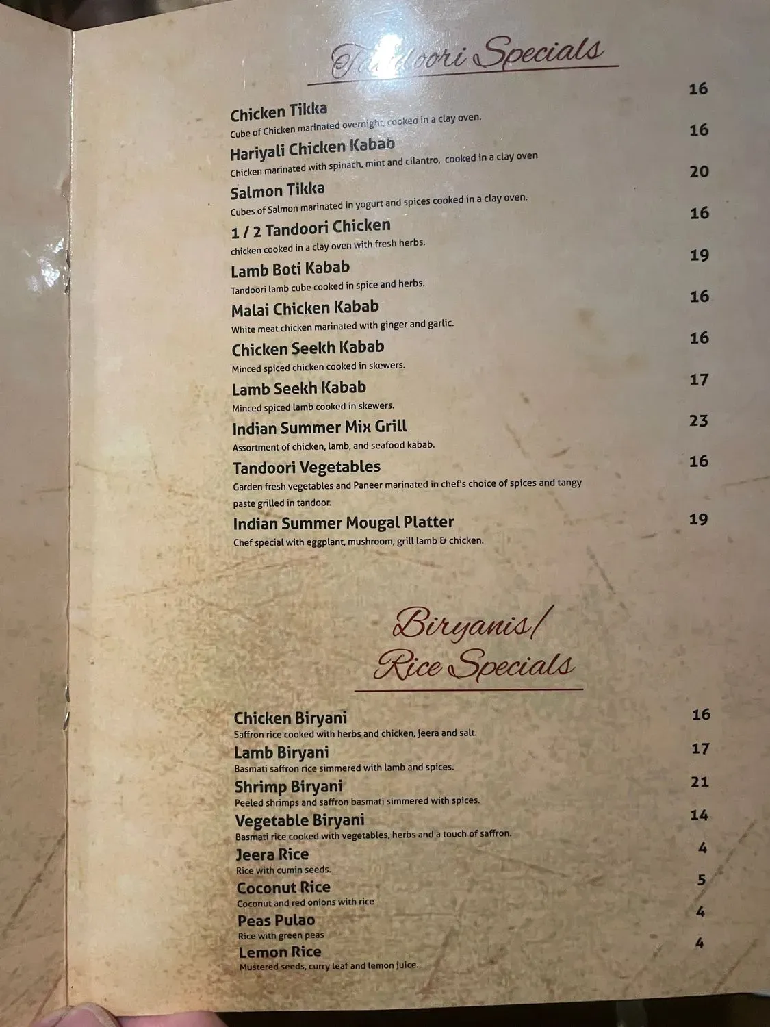 Menu 6