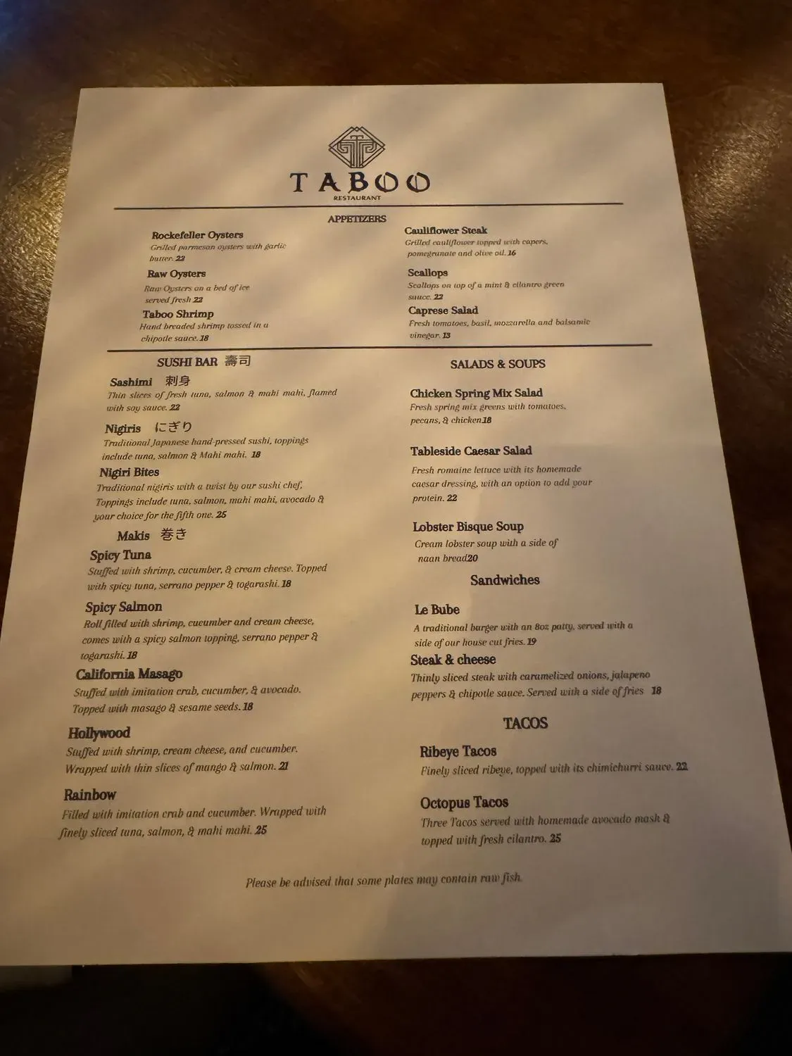 Menu 3