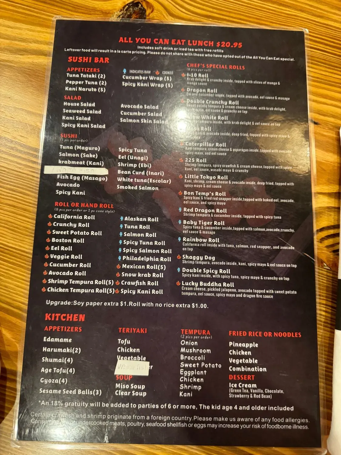 Menu 4