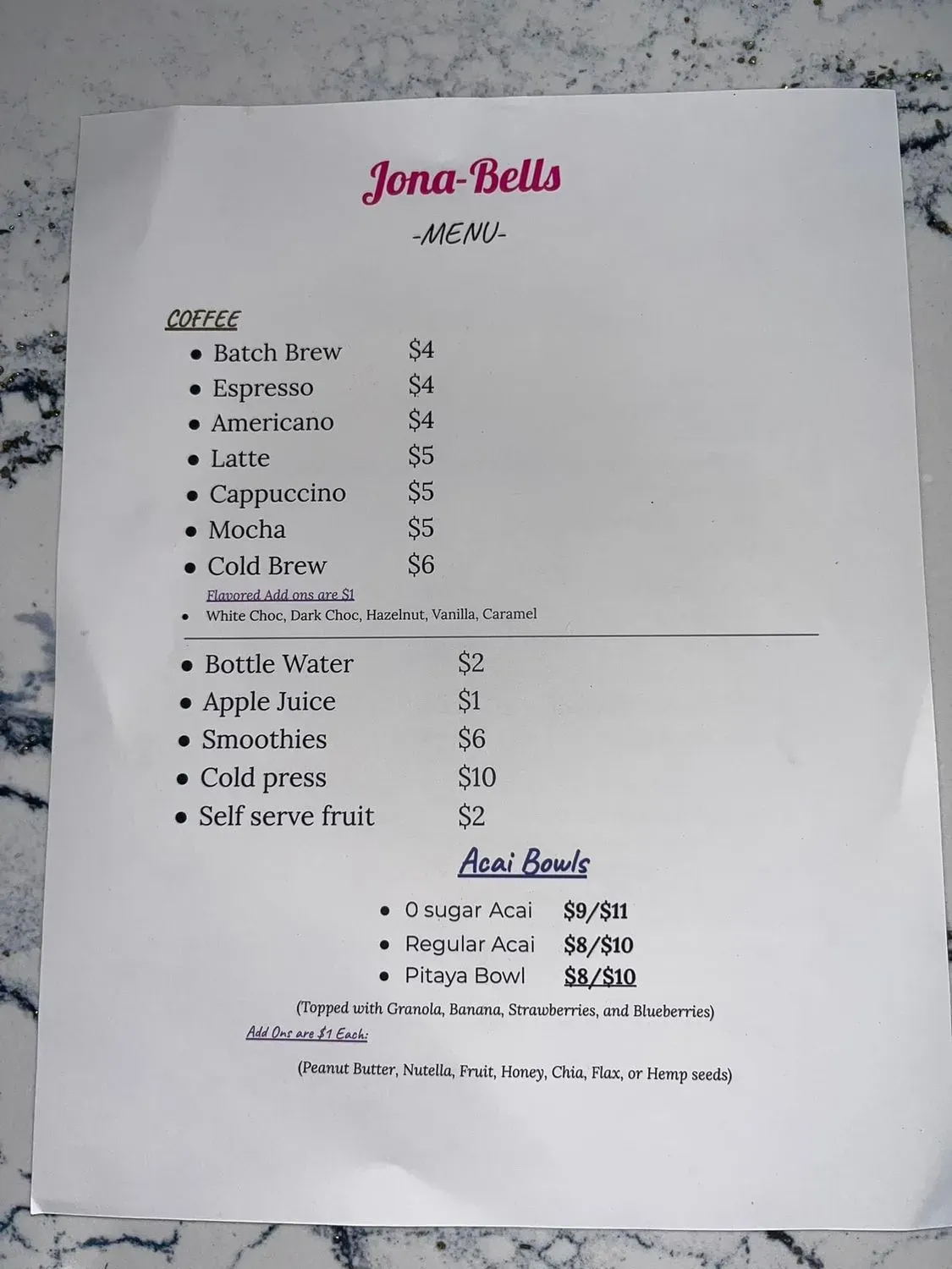 Menu 4