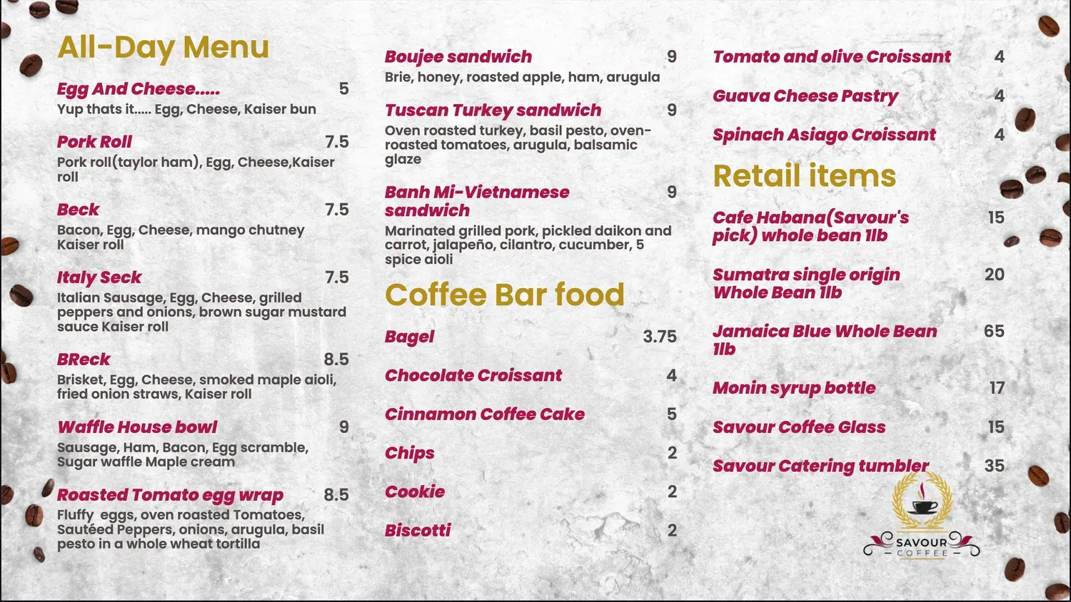 Menu 2