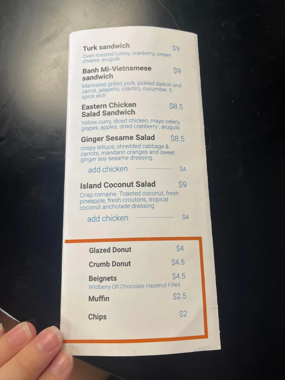 Menu 4