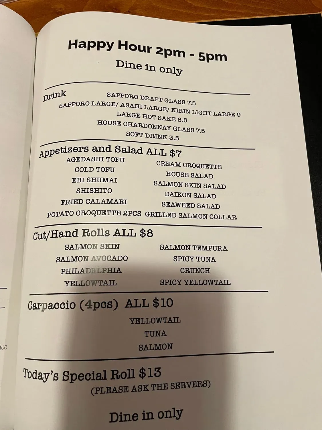 Menu 3