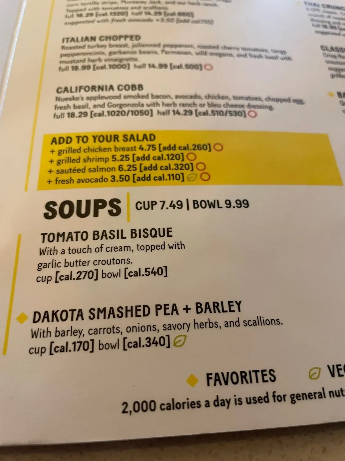 Menu 6