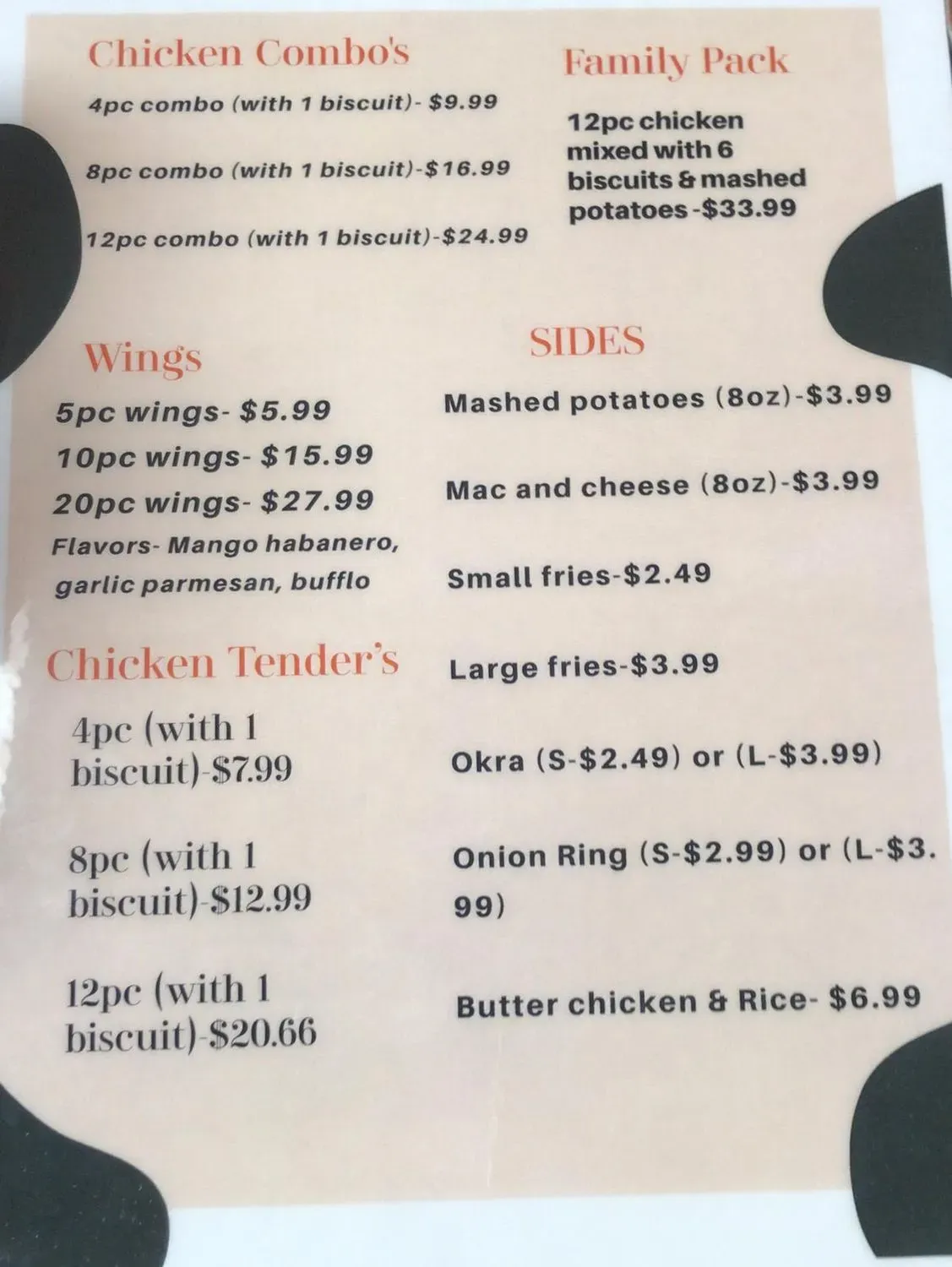 Menu 2