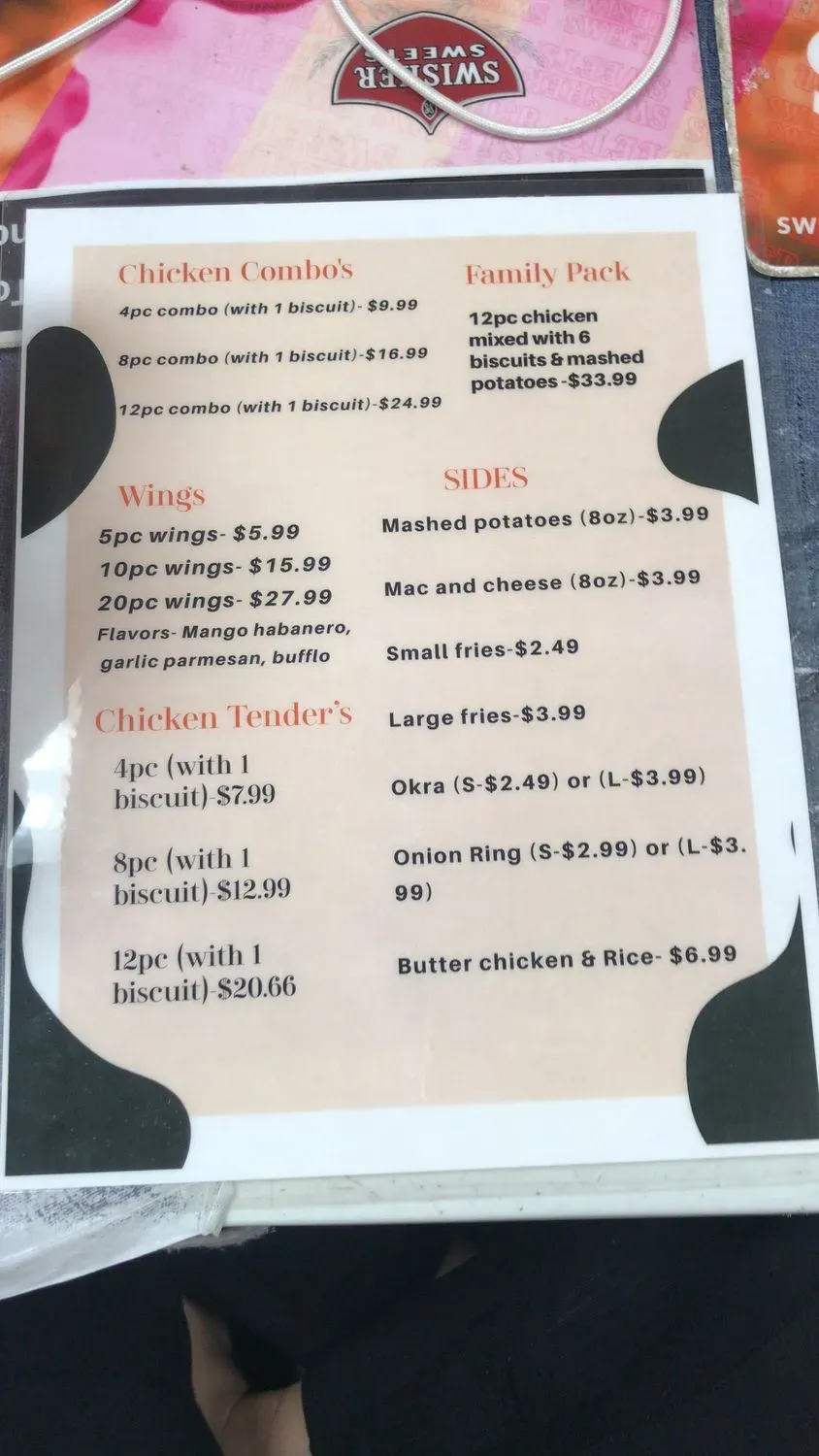 Menu 3