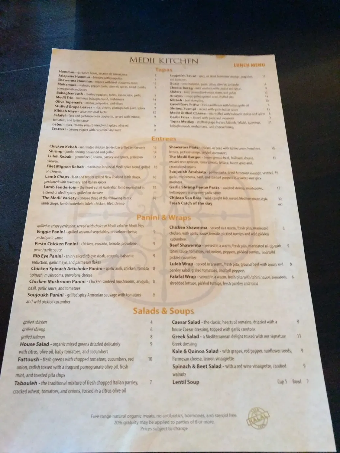 Menu 4