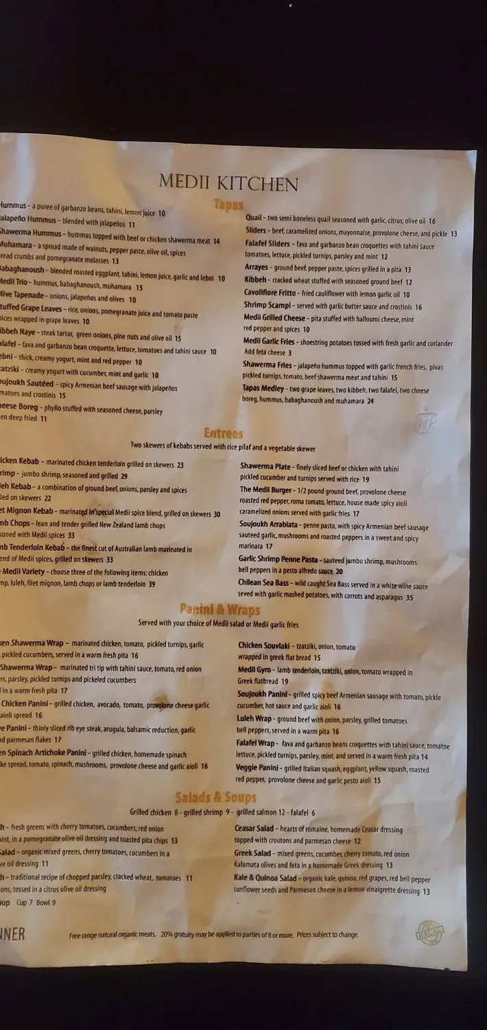 Menu 2